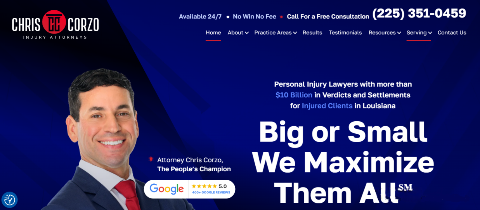 Car Accident Lawyers in Baton Rouge: Chris Corzo Injury Attorneys