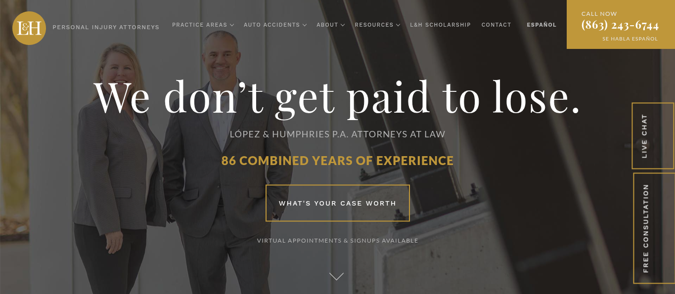 Most sucessful Wrongful Death Lawyers in Bartow: Lopez & Humphries, P.A.