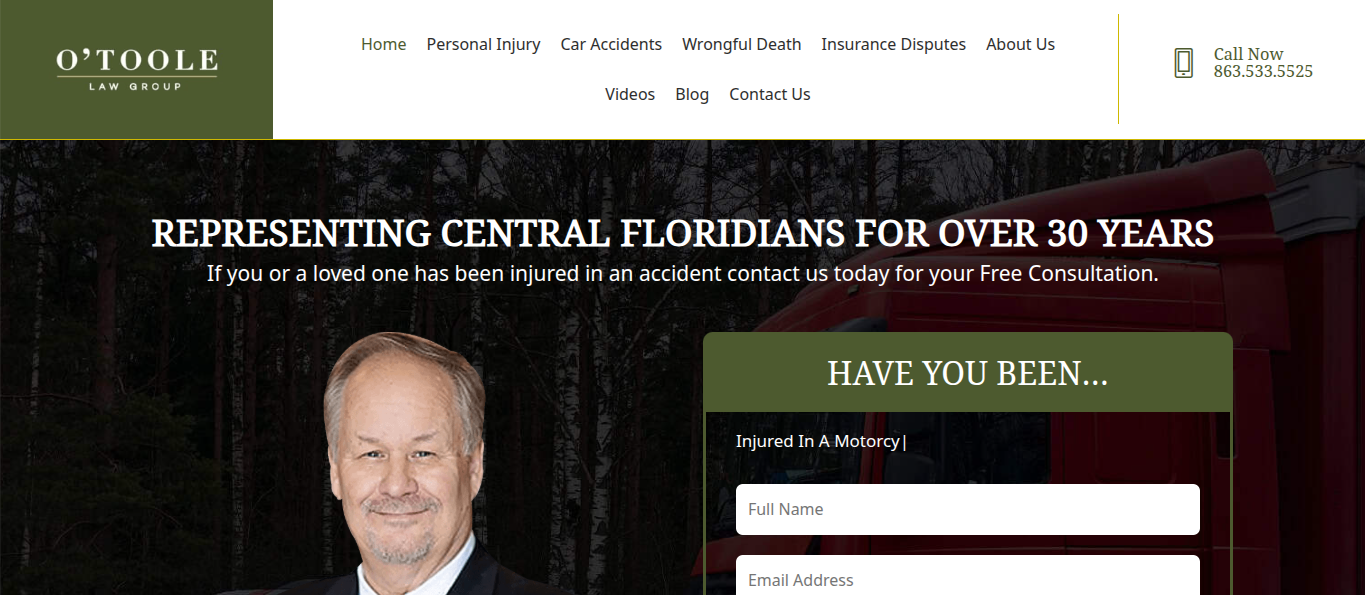 Most sucessful Wrongful Death Lawyers in Bartow: O’Toole Law Group