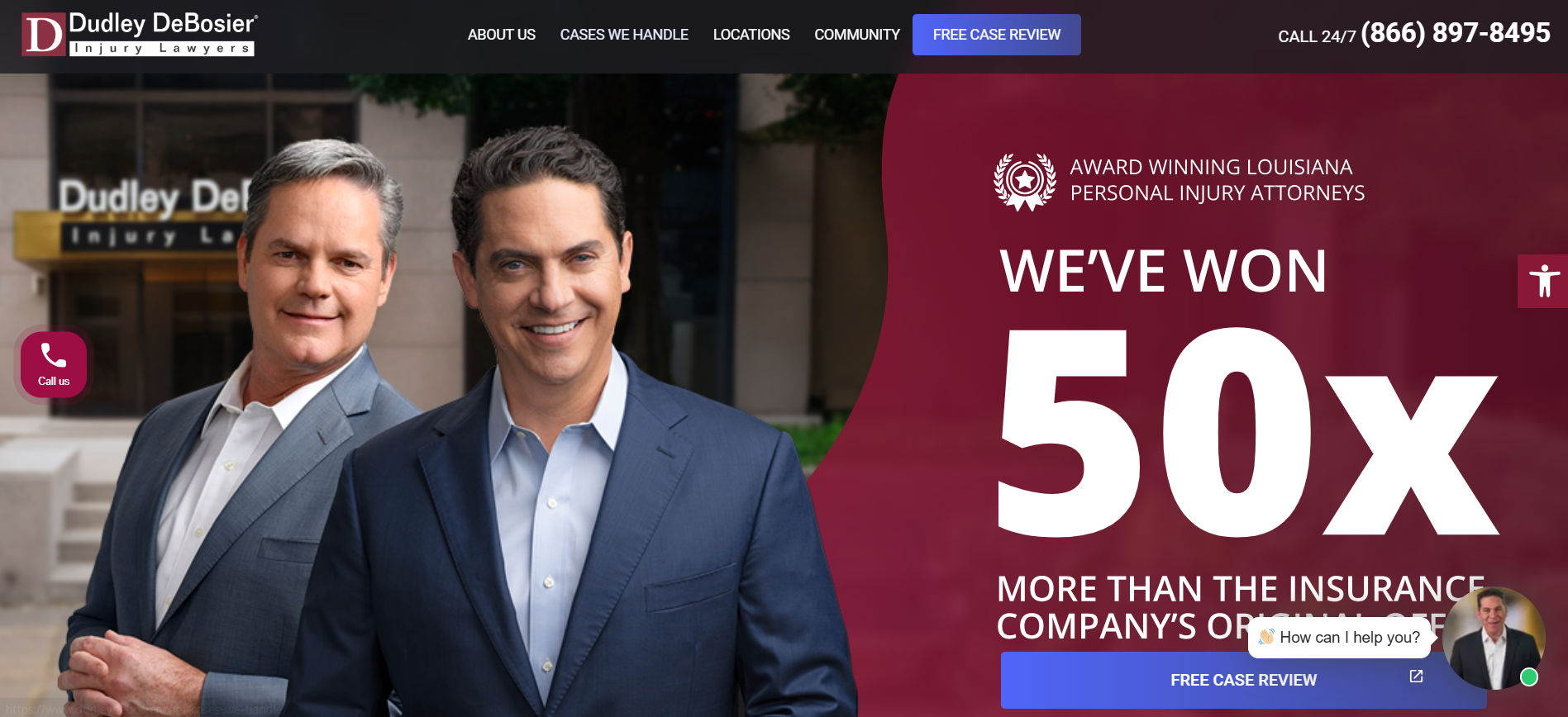 Personal Injury Firms in Lafayette: Dudley DeBosier Injury Lawyers