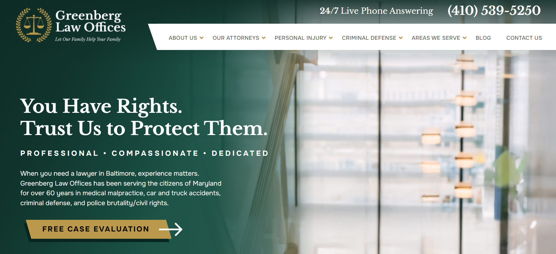 The best wrongful death lawyer in Baltimore: Greenberg Law Offices