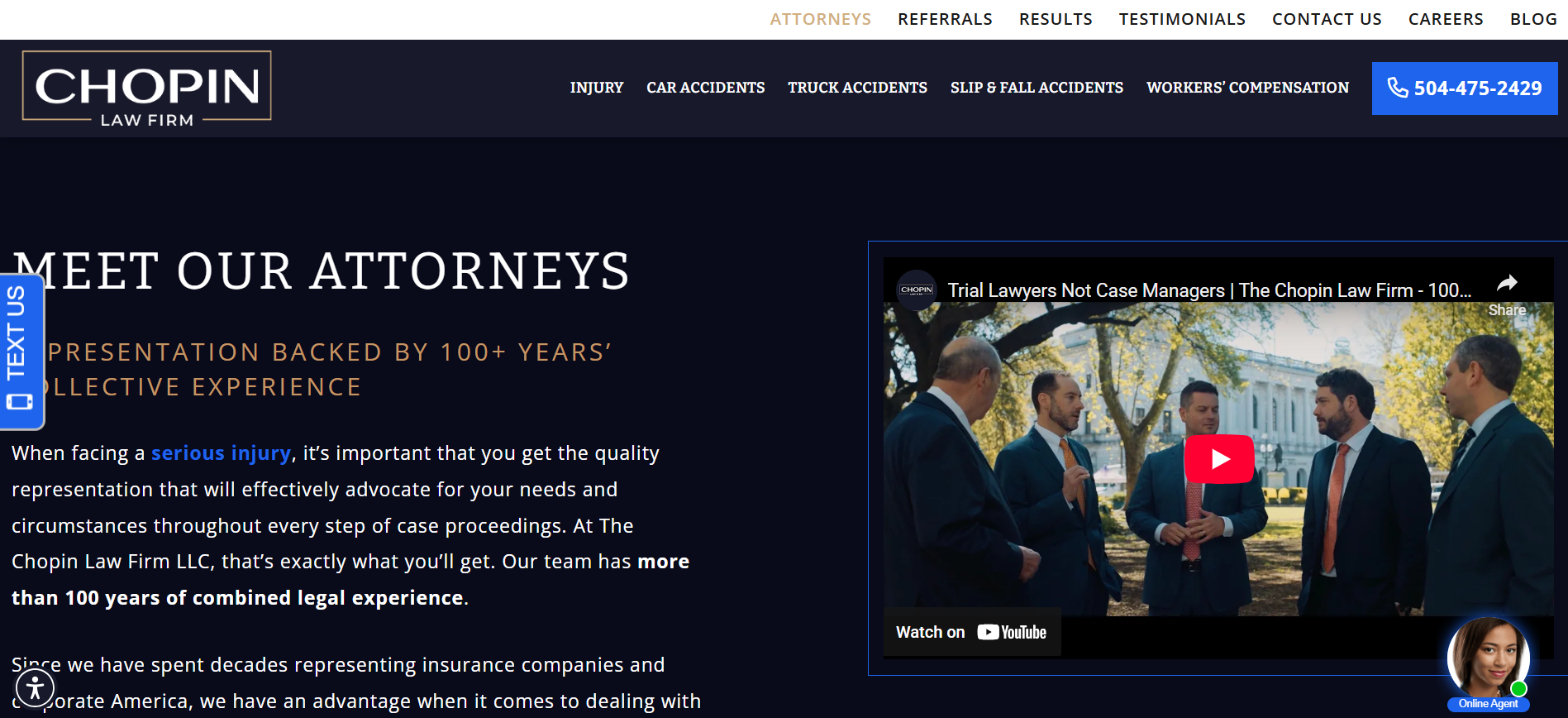 Workers' Comp Attorneys in New Orleans: The Chopin Law Firm LLC