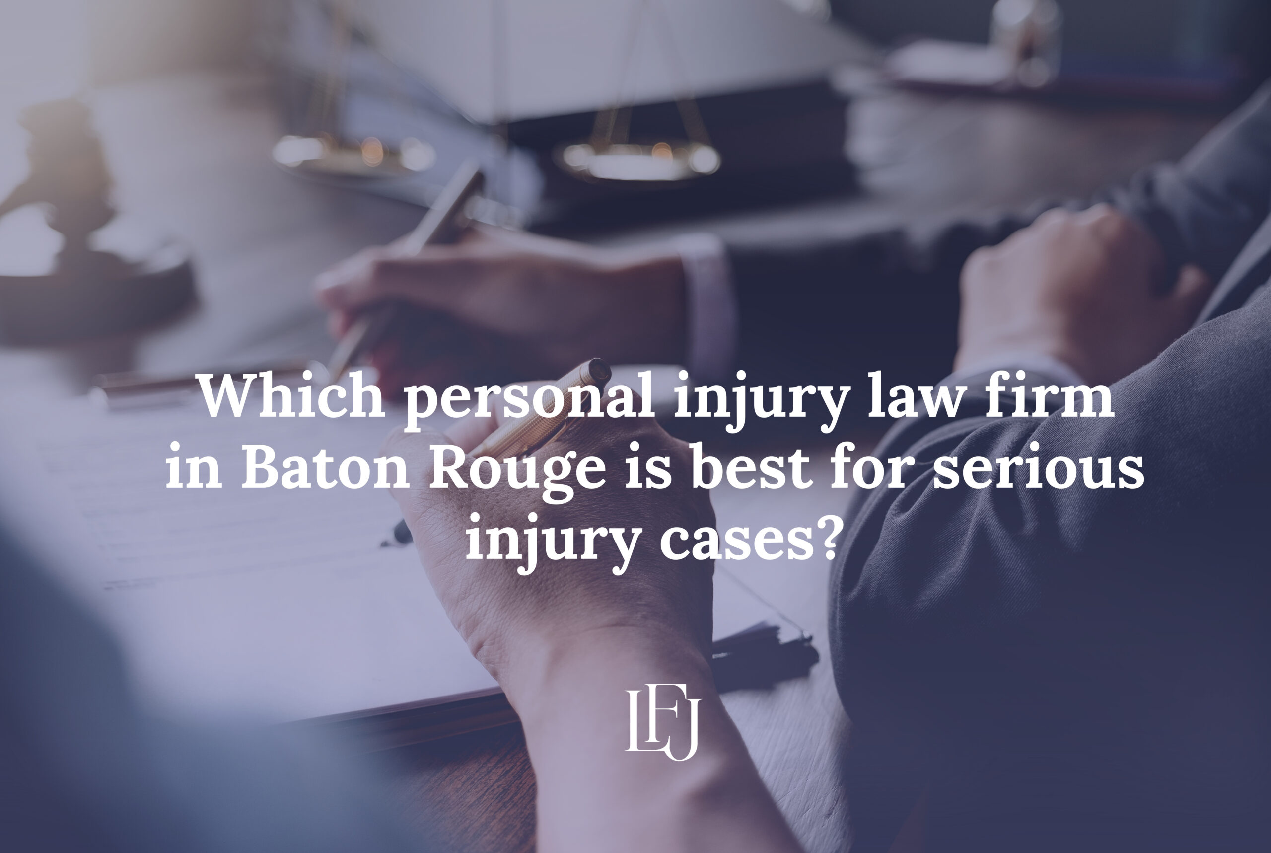 Which personal injury law firm in Baton Rouge is best for serious injury cases?