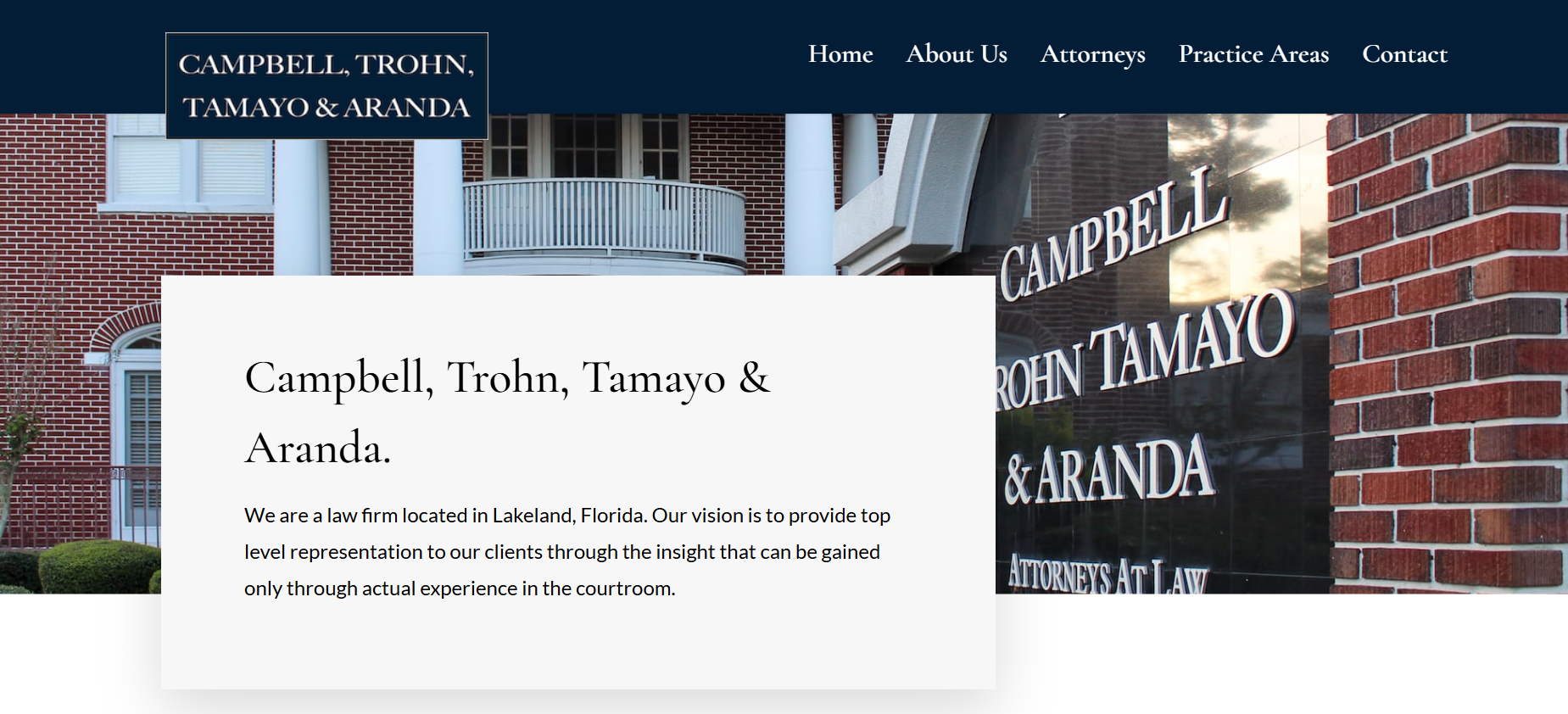 Campbell Trohn Tamayo & Aranda, P.A.