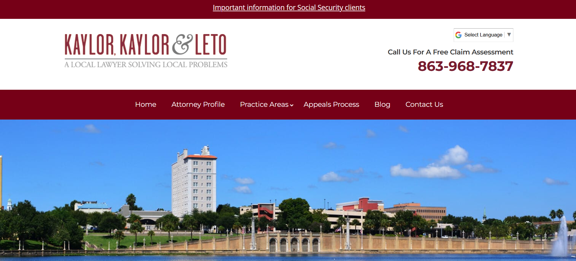 Best Social Security Disability Lawyer in Lakeland: Kaylor, Kaylor & Leto, P.A.