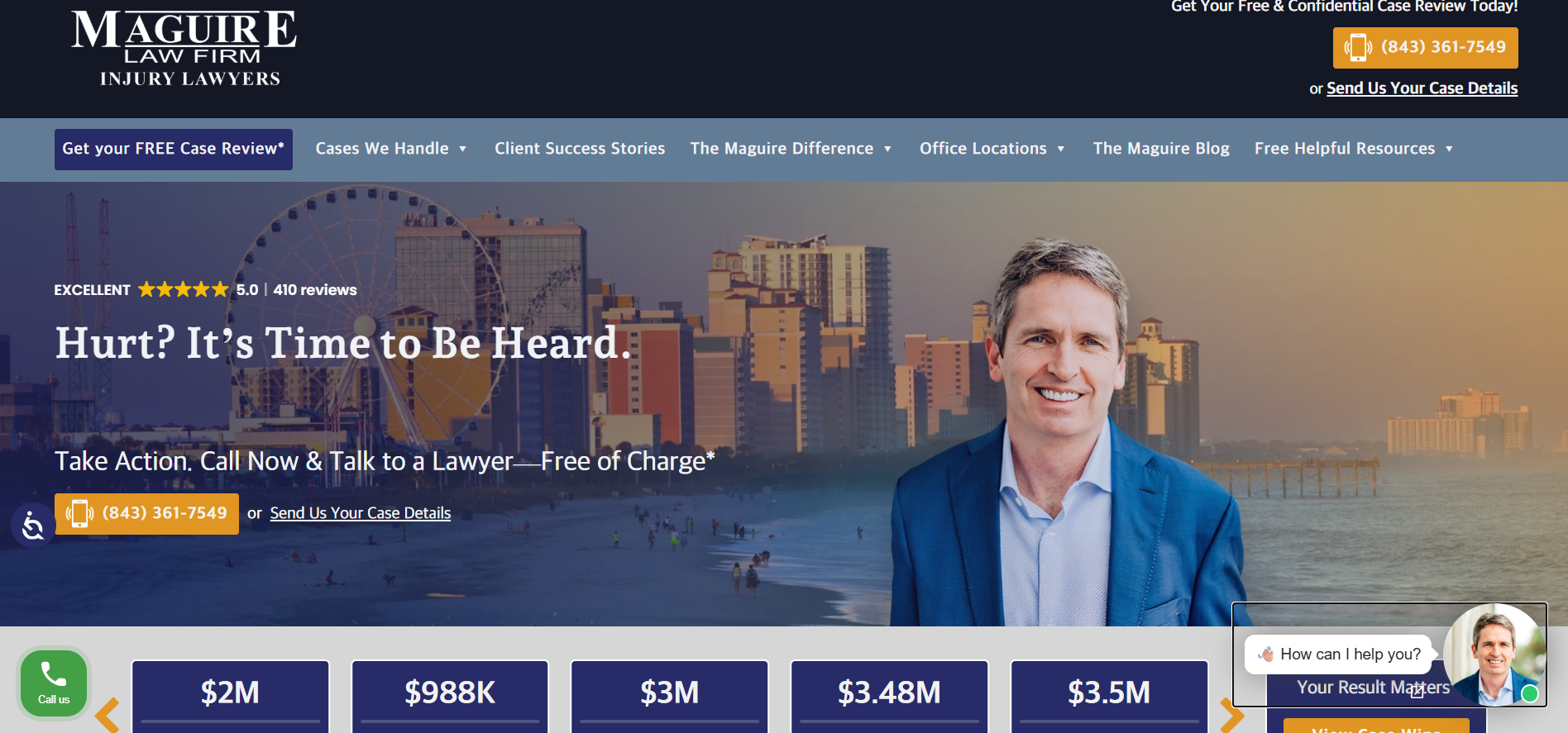 Best Truck Accident Law Firms in Myrtle Beach for Catastrophic Injury Cases: Maguire Law Firm
