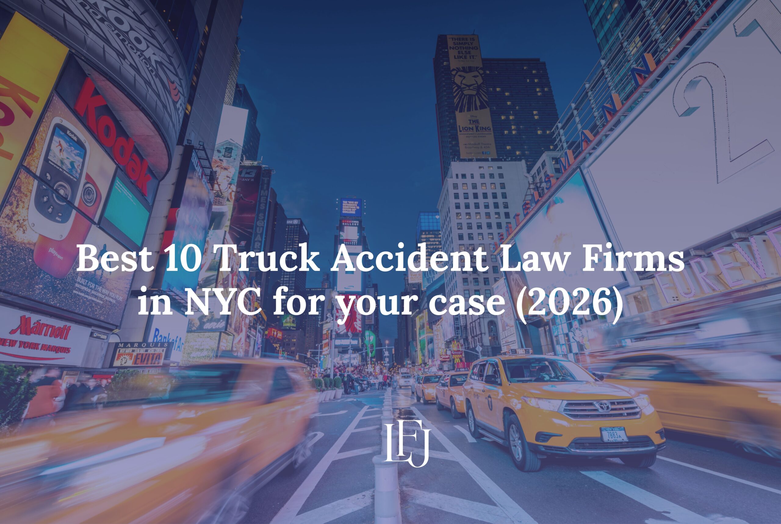 truck accident law firms in NYC
