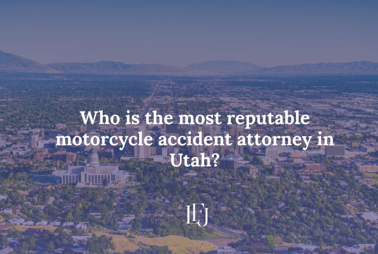 Who is the most reputable motorcycle accident attorney in Utah?