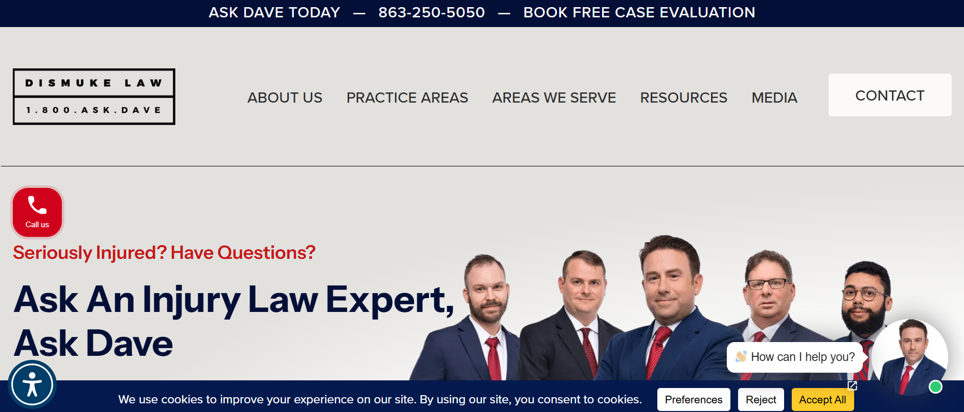 Lakeland personal injury law firms, Dismuke Law