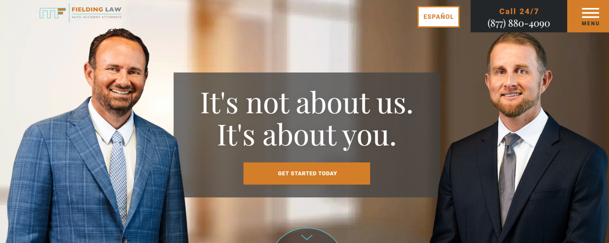 Best car accident lawyer in Utah, Fielding Law car accident attorneys invitation