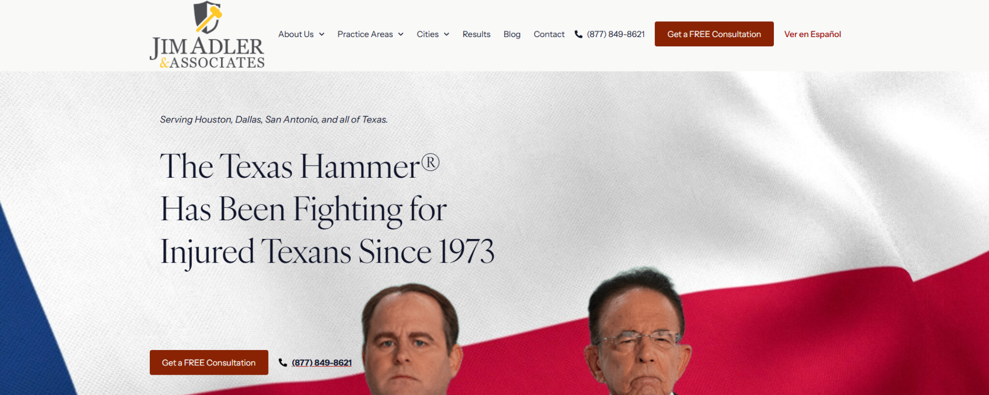 Best Car Accident Lawyer in Texas for Serious Injury Cases, Jim Adler & Associates frontpage Texas firm
