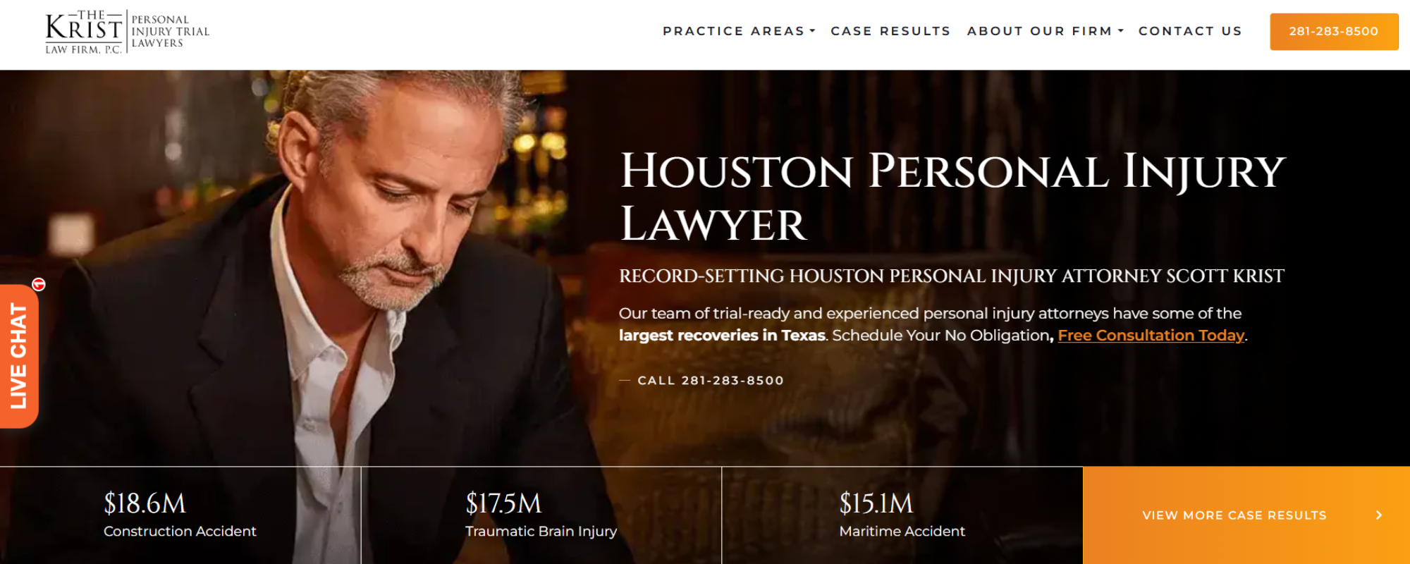 Best Car Accident Lawyer in Texas for Serious Injury Cases, The Krist Law Firm web index