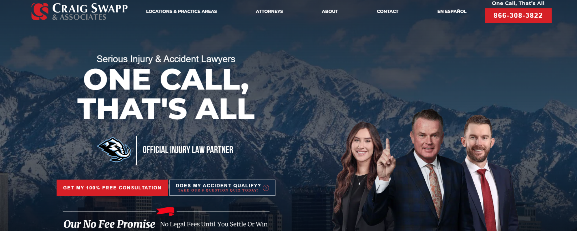 Best car accident lawyer in Utah, Craig Swapp attorneys contact