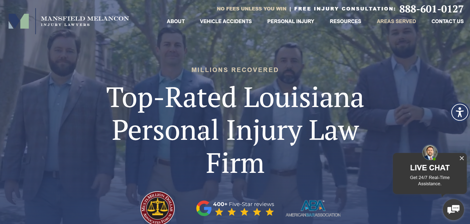 Mansfield Melancon Injury Lawyers