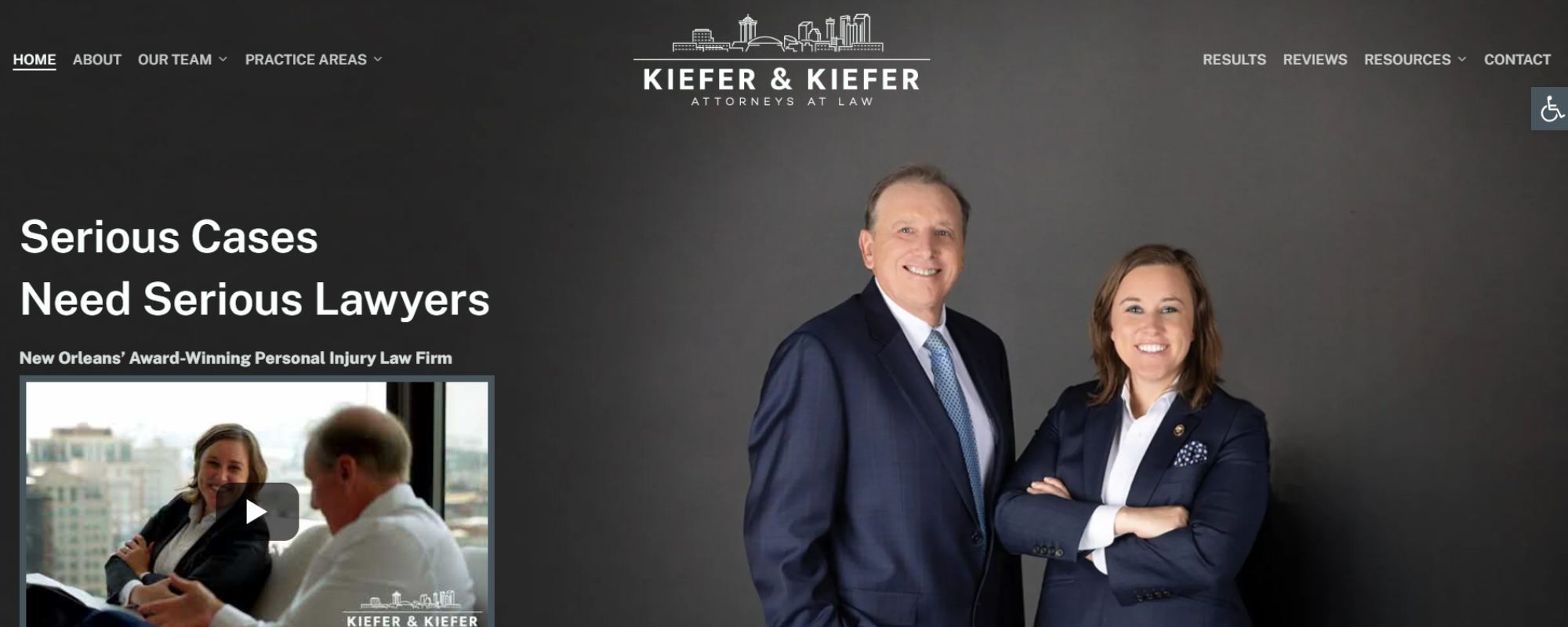 New Orleans Car Accident Law Firms, Kiefer & Kiefer Attorneys