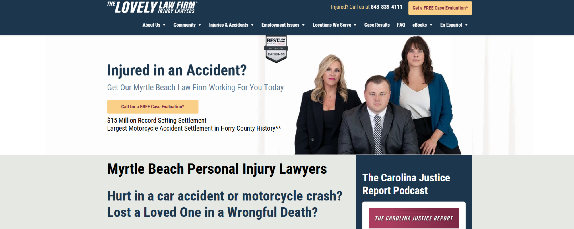 Murrells Inlet Truck Accident Law Firms, Lovely Law