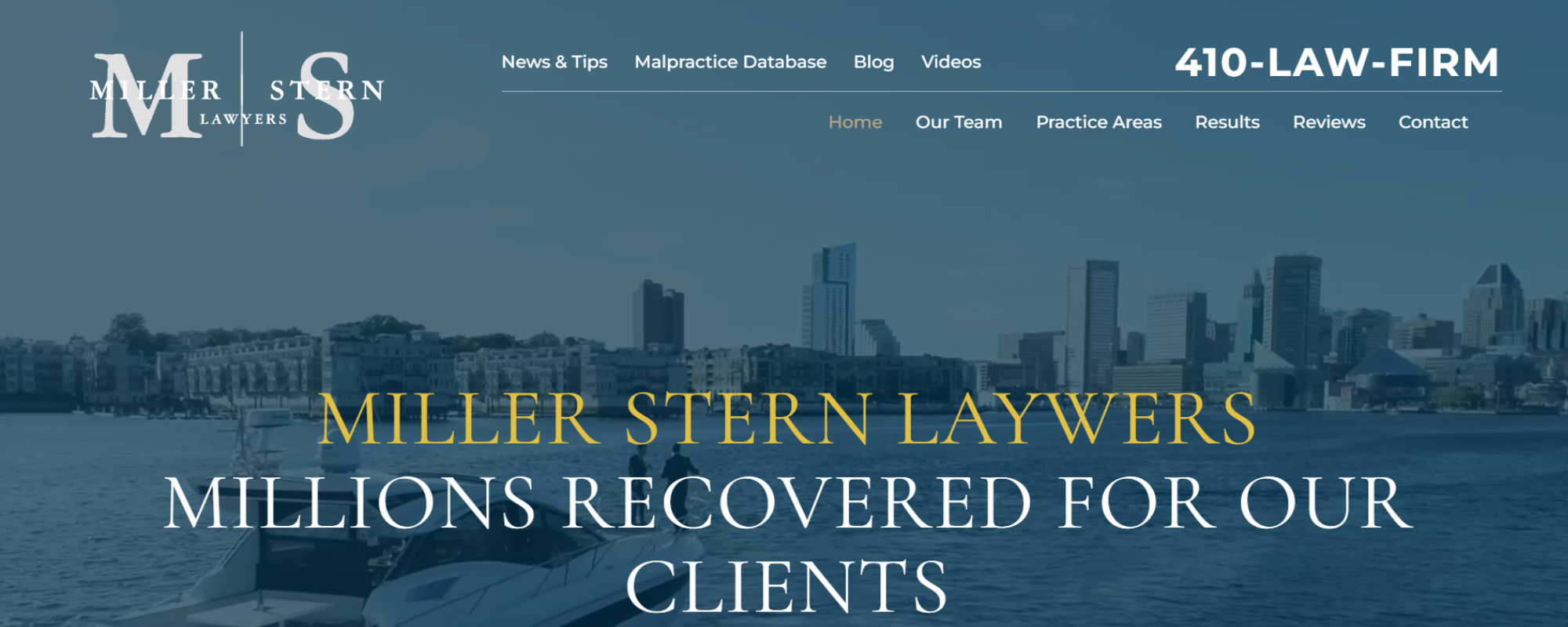 best motorcycle accident attorneys in Baltimore, Miller Stern Lawyers