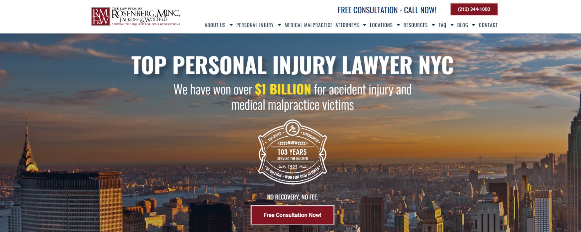 Car Accident Law Firms in Brooklyn, Rosenberg, Minc, Falkoff & Wolff