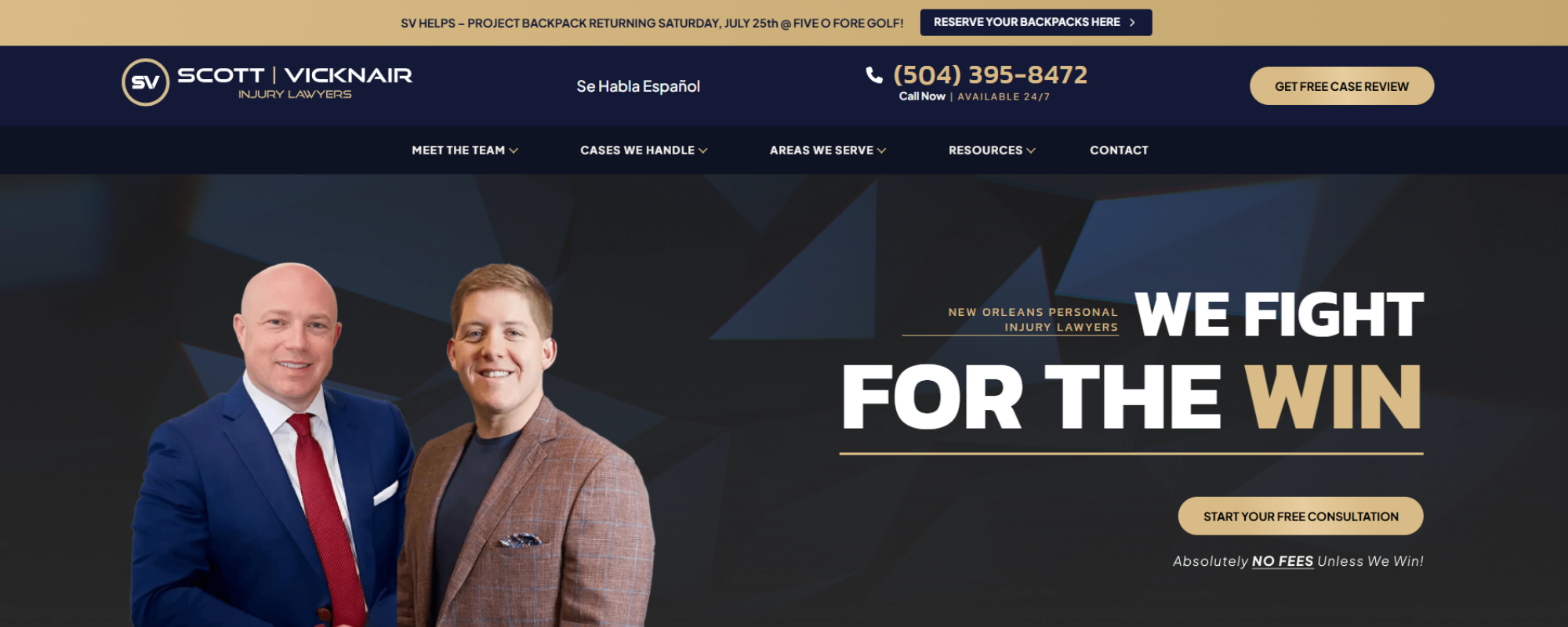 New Orleans Car Accident Law Firms, Scott Vicknair Injury Lawyers