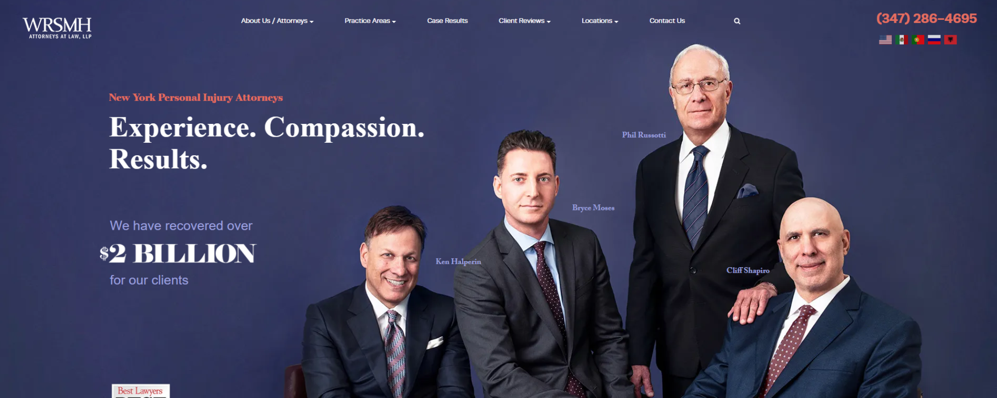 Best Personal Injury Lawyers in Manhattan, Wingate, Russotti, Shapiro, Moses & Halperin, LLP