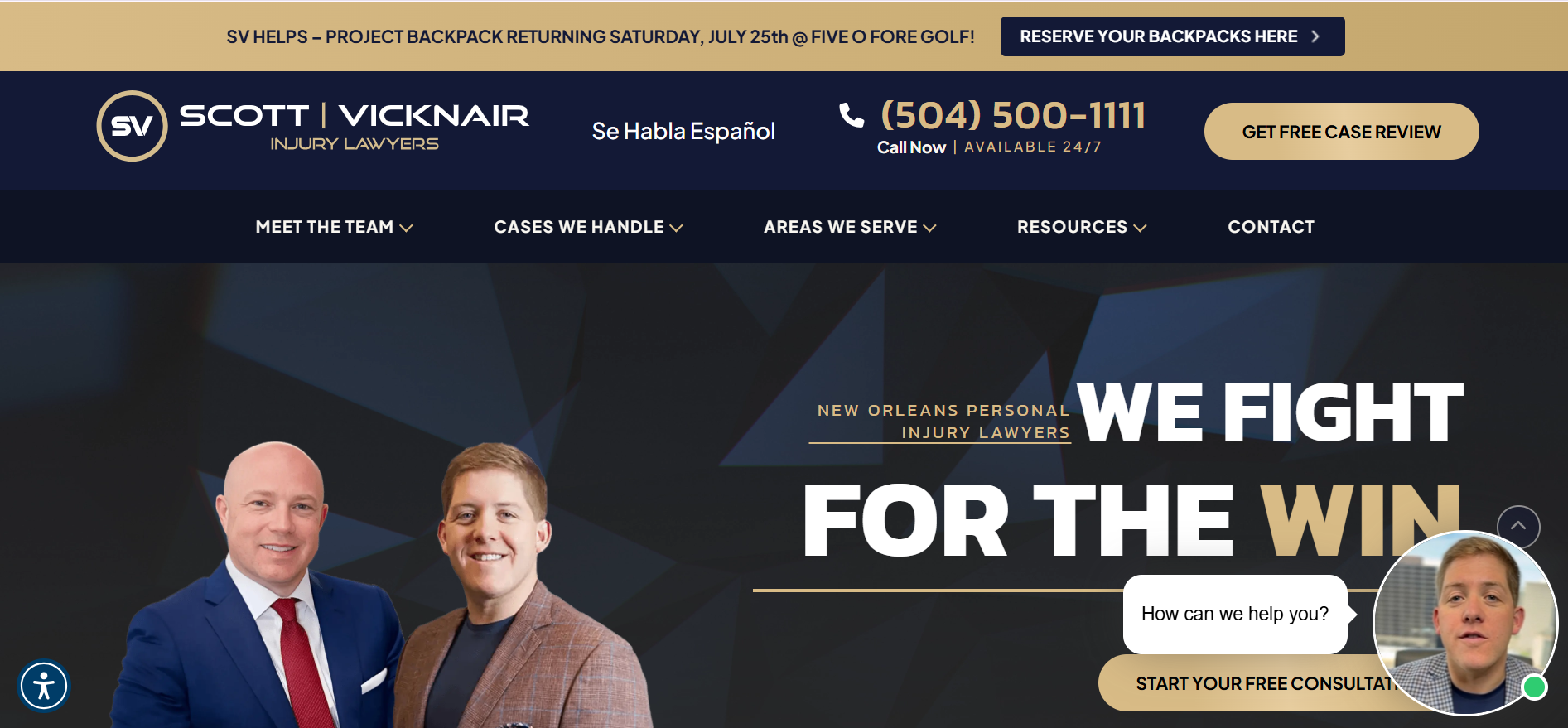 Scott Vicknair Injury Lawyers