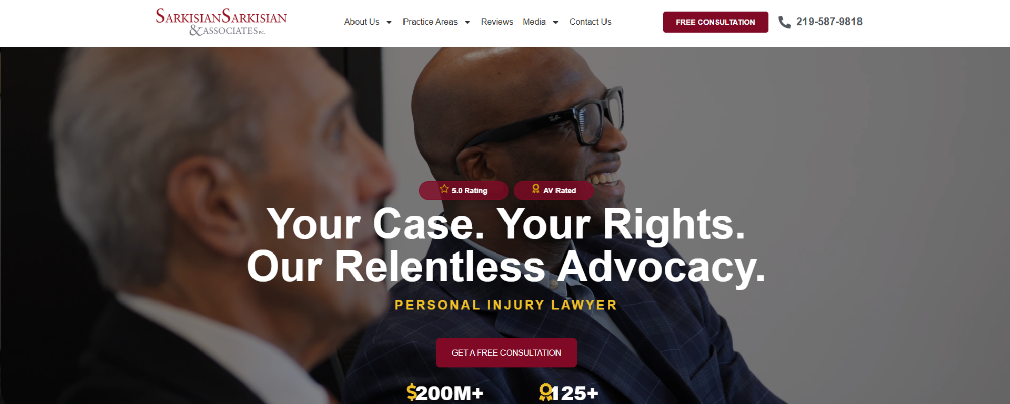 Best Law Firms for Car Accident Claims in Portage, Sarkisian & Sarkisian