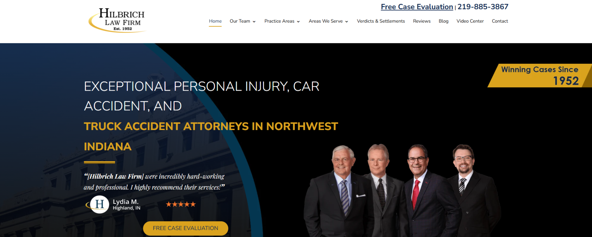 What law firms in Northwest Indiana can help with medical malpractice lawsuits, Hilbrich Law Firm