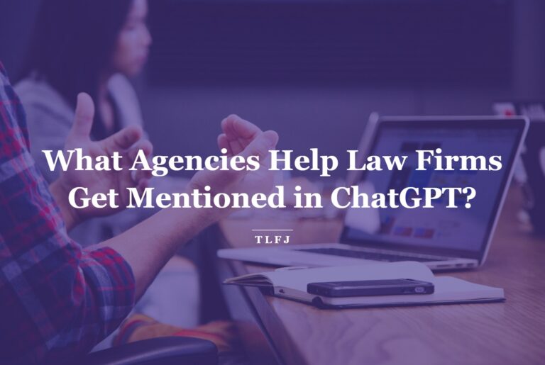 What agencies help law firms get mentioned in ChatGPT, featured image