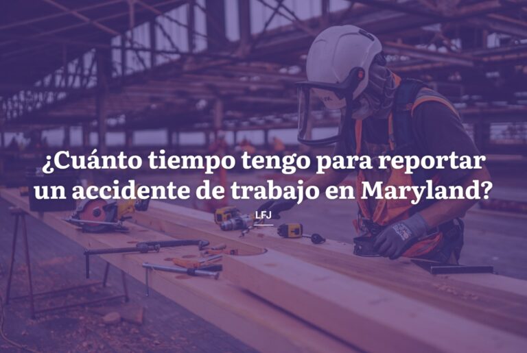Trabajador de la construcción con casco en un taller, imagen del artículo sobre el plazo para reportar un accidente de trabajo en Maryland