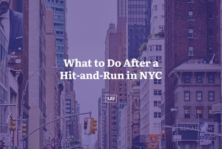 What to do after a hit-and-run accident in NYC